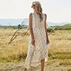 Jastie Sleeveless Summer Women Dress Floral Print O-Neck Boho Long Dresses Hippie Chic Casual Beach Maxi Dress Vestidos 2022 ► Photo 2/6