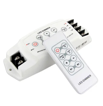 

DC12V-24V fader dimmer driver RF remote 3 channel single color led strip