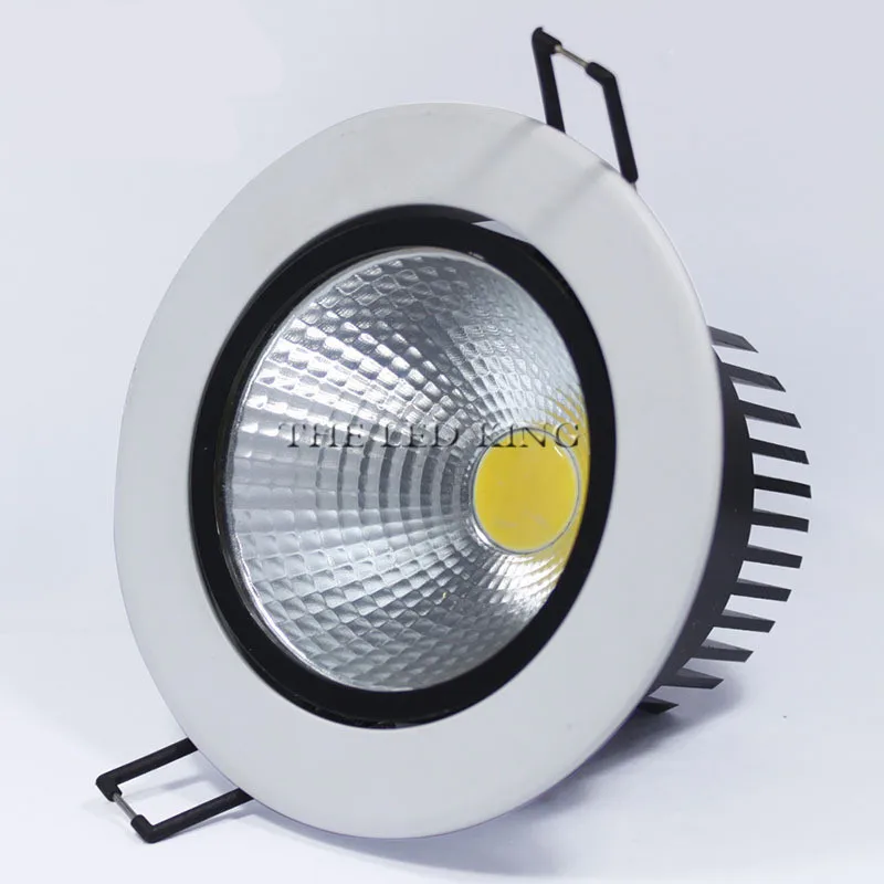 Dimmable 360 Angle Rotatable LED Ceiling Spot Light 5W 7W 10W 12W 15W round LED Recessed Downlight with AC 85-265V LED Driver