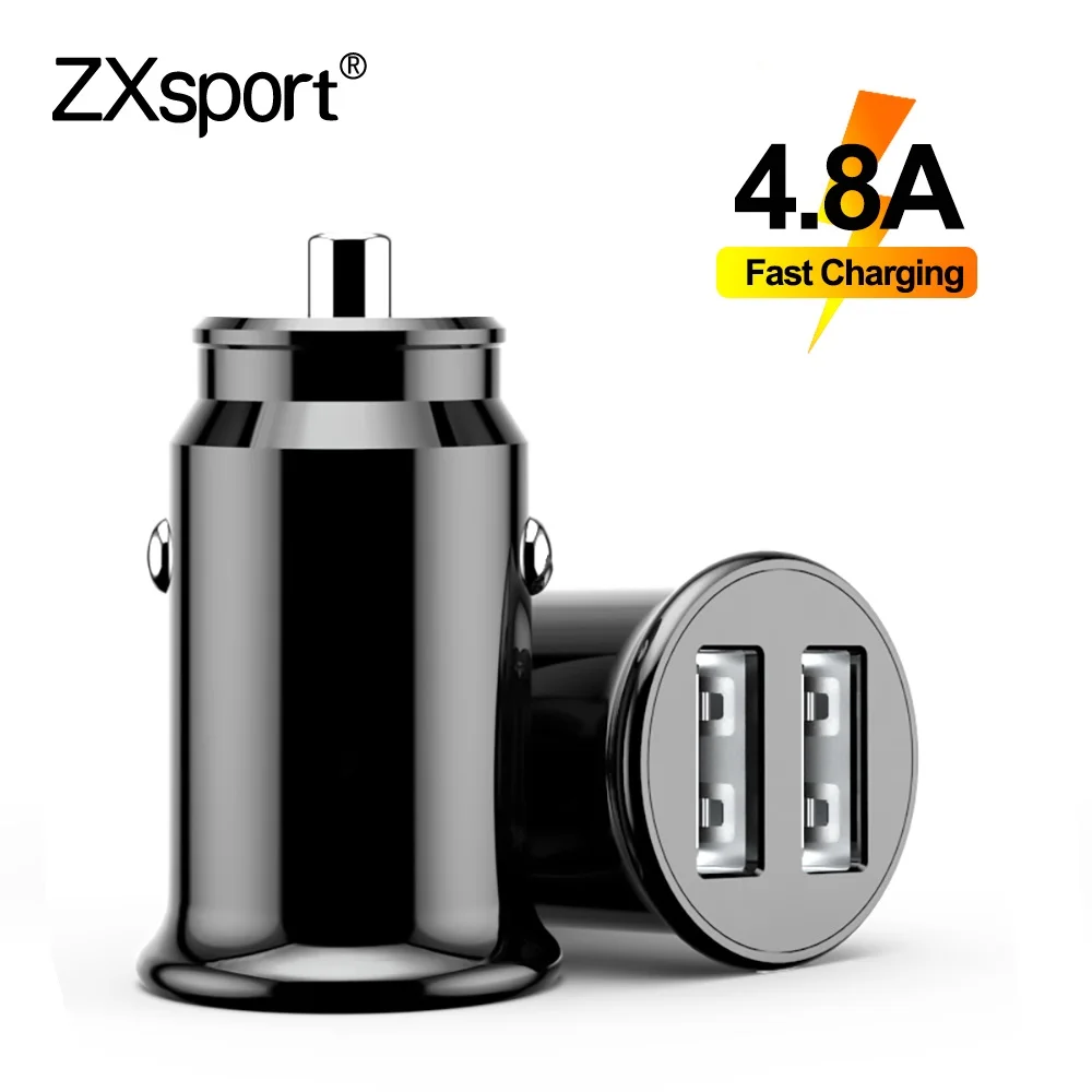 Автомобильное зарядное устройство USB 4 8 А мини адаптер для зарядного устройства