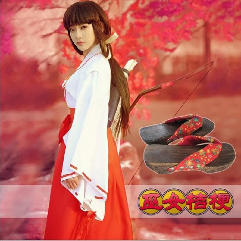 

Cosplay clothing Inuyasha anime Yue hua night platycodon witch female wig spot wholesale