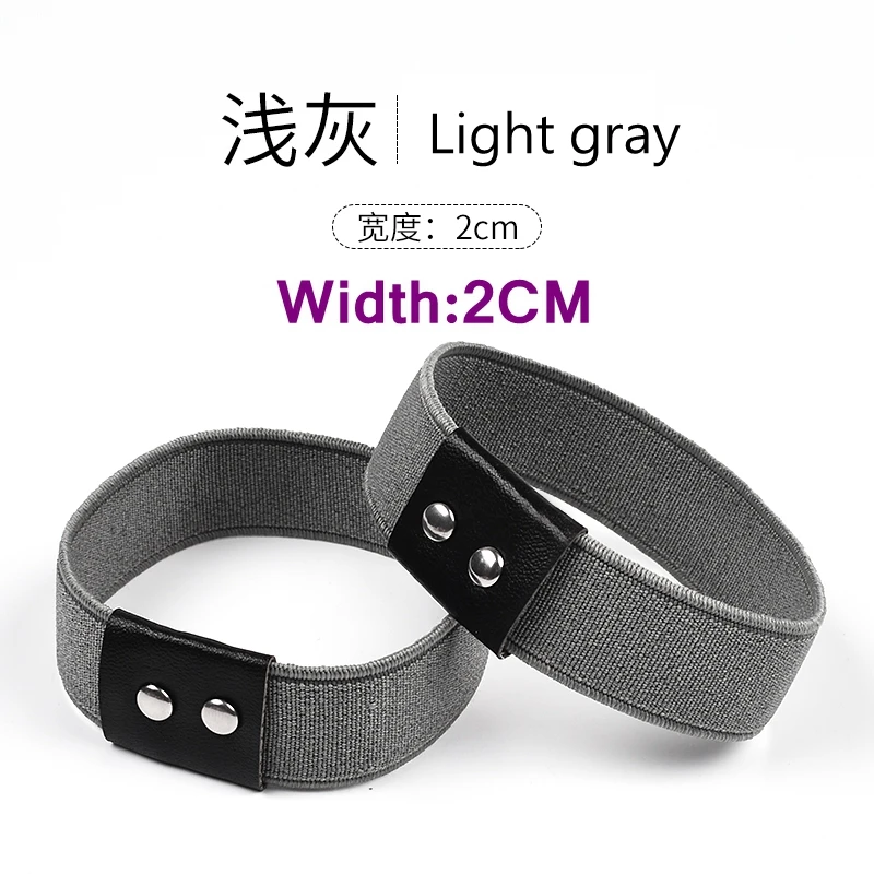 Light gray 1 пара эластичных лент для женщин, новые модные шнурки на высоком каблуке, без шнурков, с пряжкой, новые шнурки на высоком каблуке - Цвет: Light gray