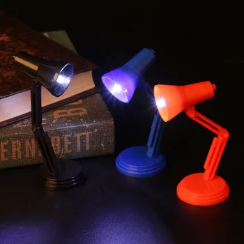 

1:6 Dolls Accessories LED Light Table Lamp Mini Ceiling Dollhouse Furniture Cute Toys For Kids Pretend Play Desktop Gift