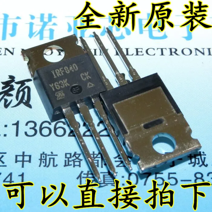 10 шт./лот IRF840 IRF840PBF TO-220 n-канал 8A 500V FET