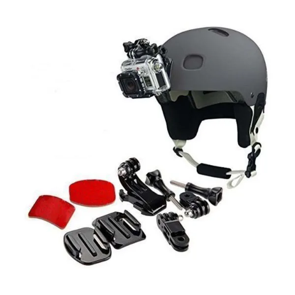 AMS-9 в 1 Шлем Передняя сторона быстрый Клип Комплект для GoPro Hero 6 5 4 3 2 Session