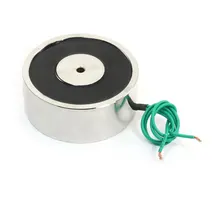 Uxcell 264.5LB/120 кг силовой подъемный Магнит Электромагнит соленоидный подъемник Холдинг 100 мм 12 В