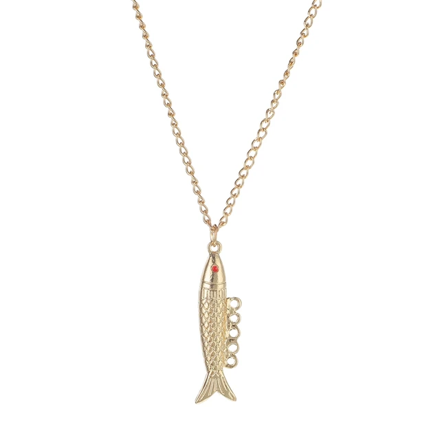 Silver Articulated Fish Necklace – Lovage and Lace