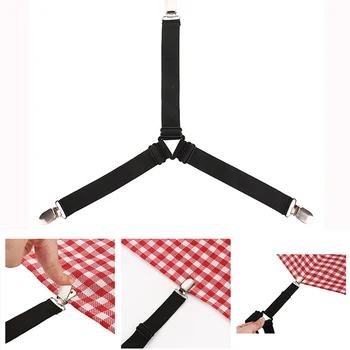 

4 Corner Long Adjustable Elastic Bed Sheet Holder Mattress Clip Fasteners Cover Blankets Grippers Fixing Non-Slip Strap