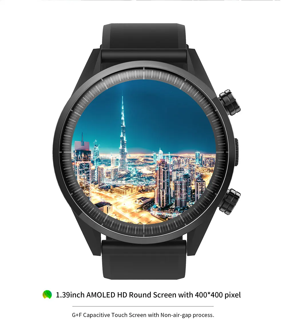 KC05 KC03 4G Смарт-часы для мужчин Android 7.1.1 5MP HD камера gps Smartwatch 610 мАч заменить мужчин t ремешок водонепроницаемые часы 1 Гб+ 16 Гб