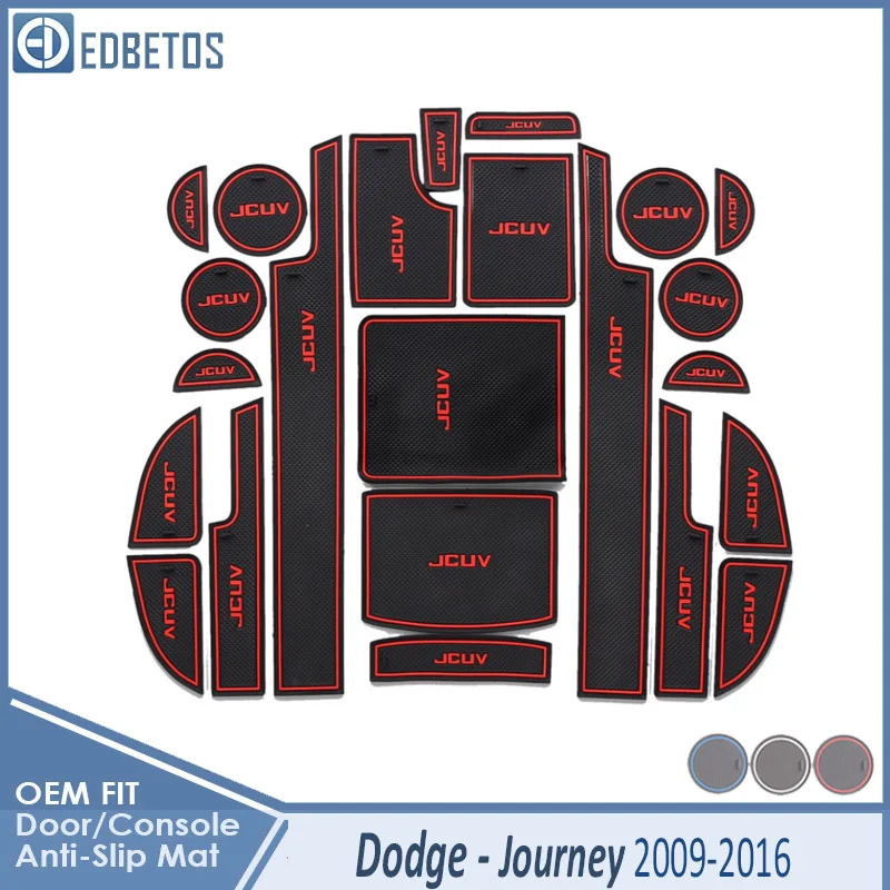 Грязный коврик для Dodge Journey JC Fiat Freemont 2009- SRT RT аксессуары двери паз ворота слот подставка Противоскользящий коврик для автомобиля