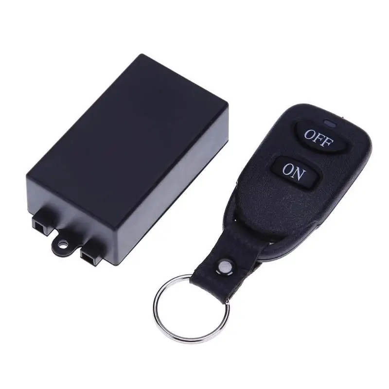 

DC12 Independent Two-way Wireless Light Switching Power Supply Switch 433MHZ Two Learning Keys Can Adjuste by Solder Joints
