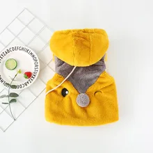 Бархатный жилет для девочек; коллекция года; зимний стиль; корейский стиль; Детский Теплый жилет; модная детская одежда с героями мультфильмов