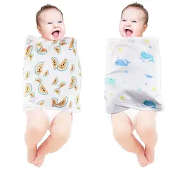 Лето новорожденный мягкий муслин для предотвращения загрязнения детское одеяло чехол для коляски банное полотенце детское одеяло для