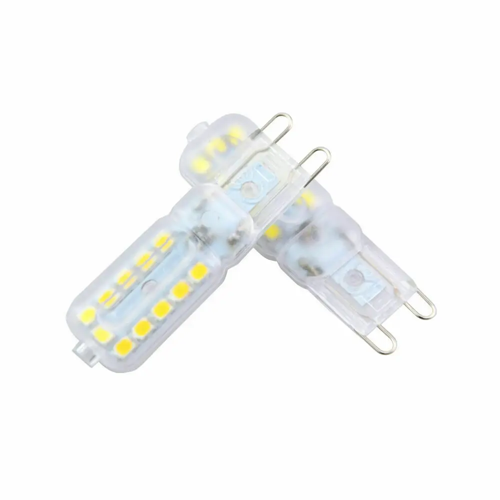 밝은 가정용 샹들리에 G9 LED 조명 전구, 220V 110V 스포트라이트 2835, 3W 5W 7W 30W 40W 할로겐 앰플 교체, 3 개