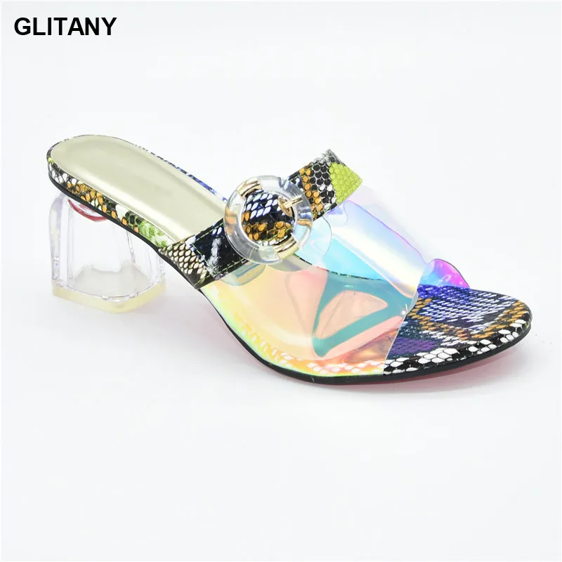 

Весна 2020; Модные женские босоножки из искусственной кожи на высоком каблуке в нигерийском стиле; Высококачественные туфли на высоком каблуке 7,5 см из специальных материалов в африканском стиле