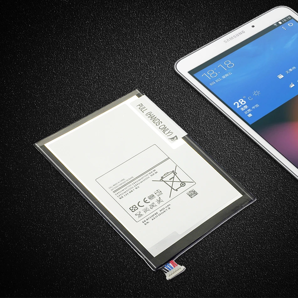 Планшетный аккумулятор EB-BT330FBU EB-BT330FBE для samsung GALAXY Tab4 SM-T330 T331 оригинальные сменные батареи 4450 мАч