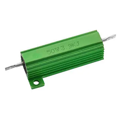 Алюминиевый Чехол 50W ватт 3,9 K Ом 5% на шасси Монтируемый Проволочный резистор