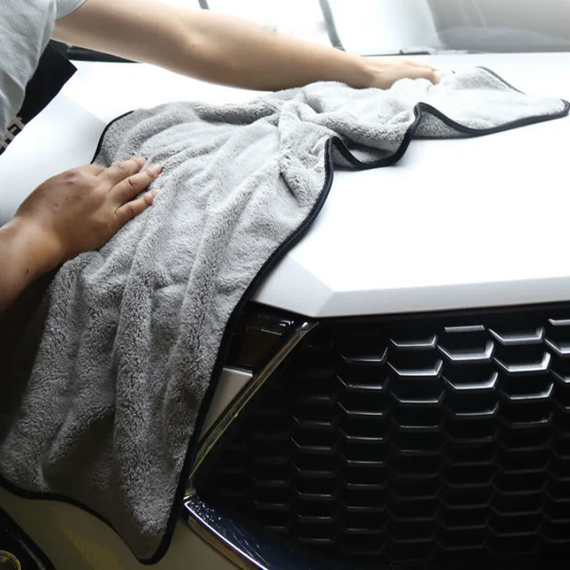 

Car Towels Microfiber Car Cleaning Drying Cloth Hemming Auto Detailing Cleaning Care Rags Car Wash Accessories for Dropshipping