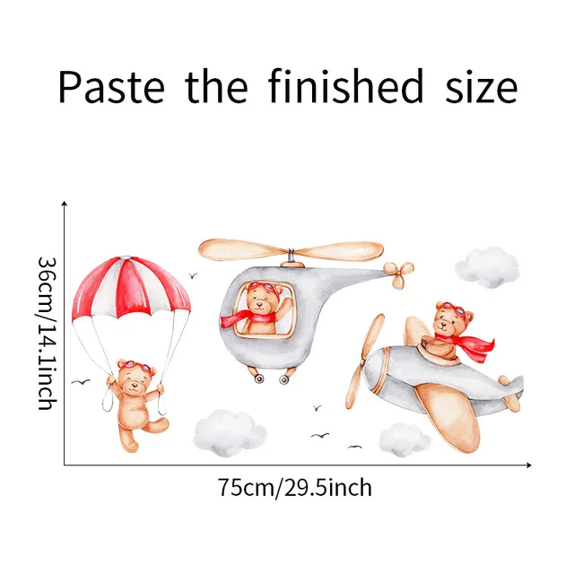 Vinyl cartoon wall stickers room decoration stickers children's room kindergarten decoration stickers wall stickers murals N04