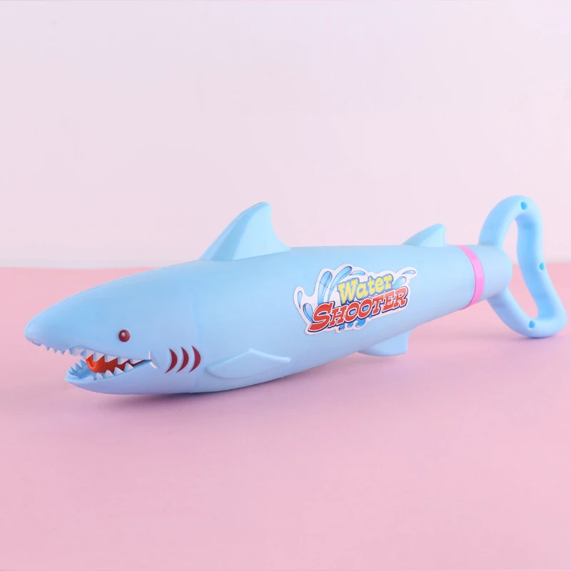 Детские Игрушки для ванны, Акула, игровая водяная пушка, детские водные игрушки, Веселый водяной пистолет, детская игрушка для купания на открытом воздухе, пляжный пистолет, портативный