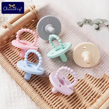 

Infant Nipple Pacifier Pendant BPA Free Teething Toys Baby Silicone Teether Nursing Accessories Gift Children's Products Toys
