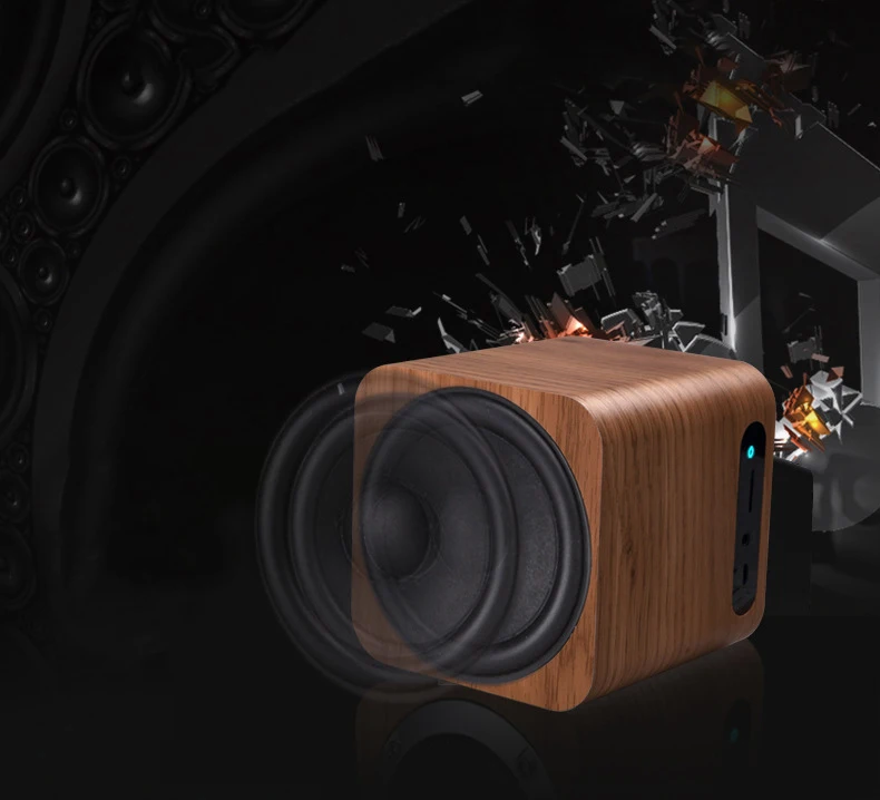 Ретро деревянный FM Bluetooth радио динамик портативный высокая точность мини карты сабвуфер Поддержка TF карты AUX Play