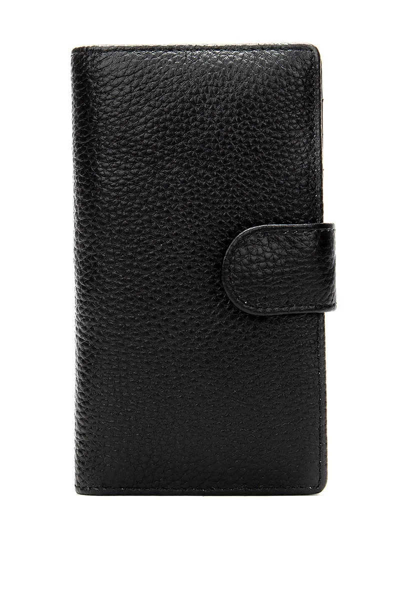 MVA Men Wallet Vintage Credit Card Bag Multislots Money Bag Genuine Leather Purse Male Long Wallets Leather Cash Pack
