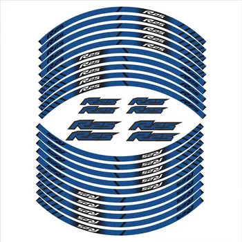 

MTKRACING tire sign decoration sticker inner rim reflective sticker FOR YAMAHA R25 R 25