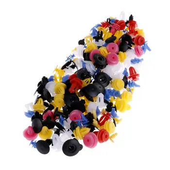 

200pcs Fastener Clips Plastic Mixed Auto Car Fender Trim Rivet Accessories