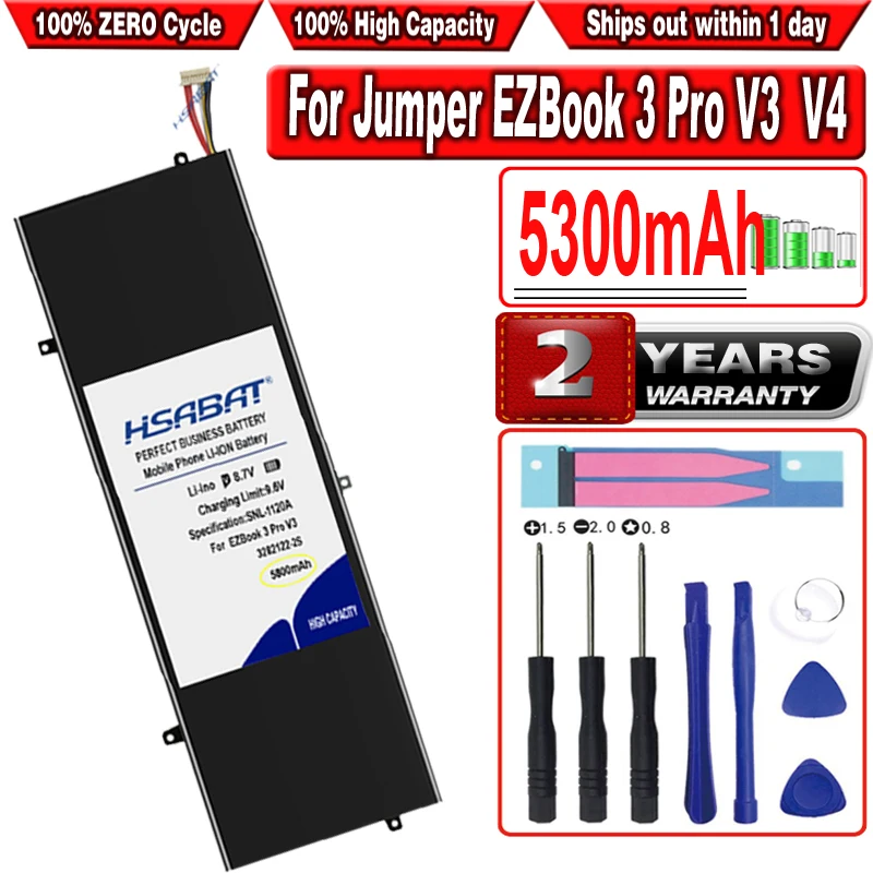 HSABAT 5300 мА/ч Батарея для джемпер EZBook 3 Pro V3 V4 LB10 P313R WTL-3687265 HW-3687265 3587265P 3585269 7 линий и 8 |