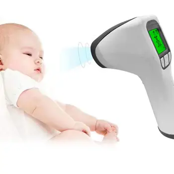 

Non Contact Infrared LCD Digital Forehead Thermometer Temperature Measuring Tool Non-contact Thermometer Baby Temperature Meter