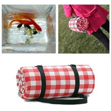 New Outdoor Picnic Blanket Waterproof Picnic Mat Crawling Mats Waterproof Sleeping Camping Pad Moistureproof Plaid Blankets