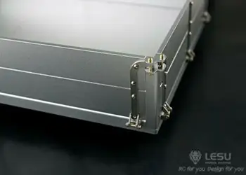 شراءالأسهم الأمريكي LESU RC 280 مللي متر سيارة معدنية دلو صندوق البضائع 8*8 شاحنة 1/14 TMY TH02010-SMT2