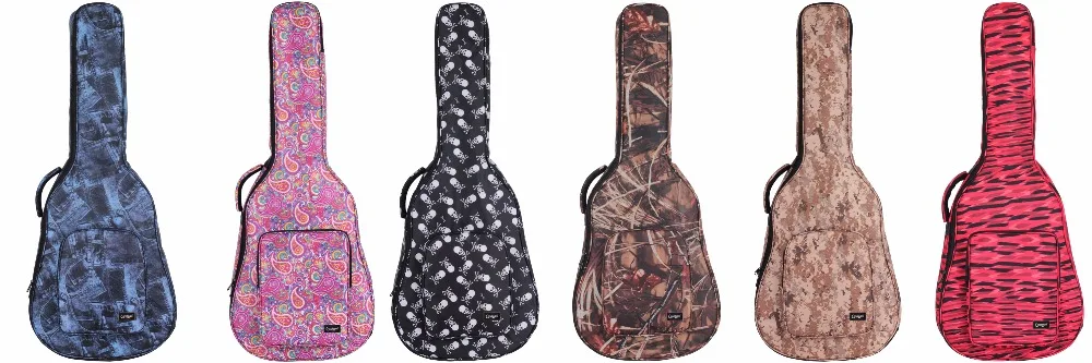 Гитарный чехол сумка акустическая 40 41 дюймов, классика народная Flattop Balladry Guitarra 10 мм водонепроницаемый рюкзак аксессуары для переноски Гига