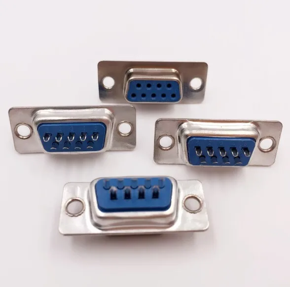Linhas tipo de Solda Pces Conector Serial Vga 9 Pinos Fêmea 2 Plug D-sub Conectores Macho - Soquete 500 Rs232 Db9 - Image 6