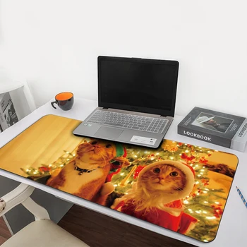 

Large Gaming Keyboard Mouse Pad Computer Game Tablet Desk Cat Pattern Mouse Pad with Edge Locking XL Office Play Mouse Mats
