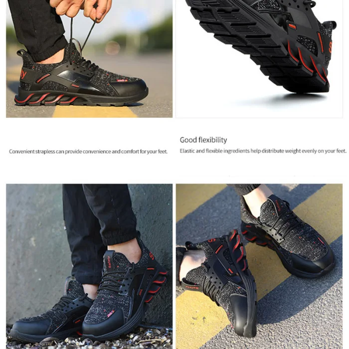 Новая мужская повседневная обувь из сетчатого материала легкая мужская обувь на шнуровке удобные дышащие Прогулочные кроссовки с дезодорирующим эффектом LBY