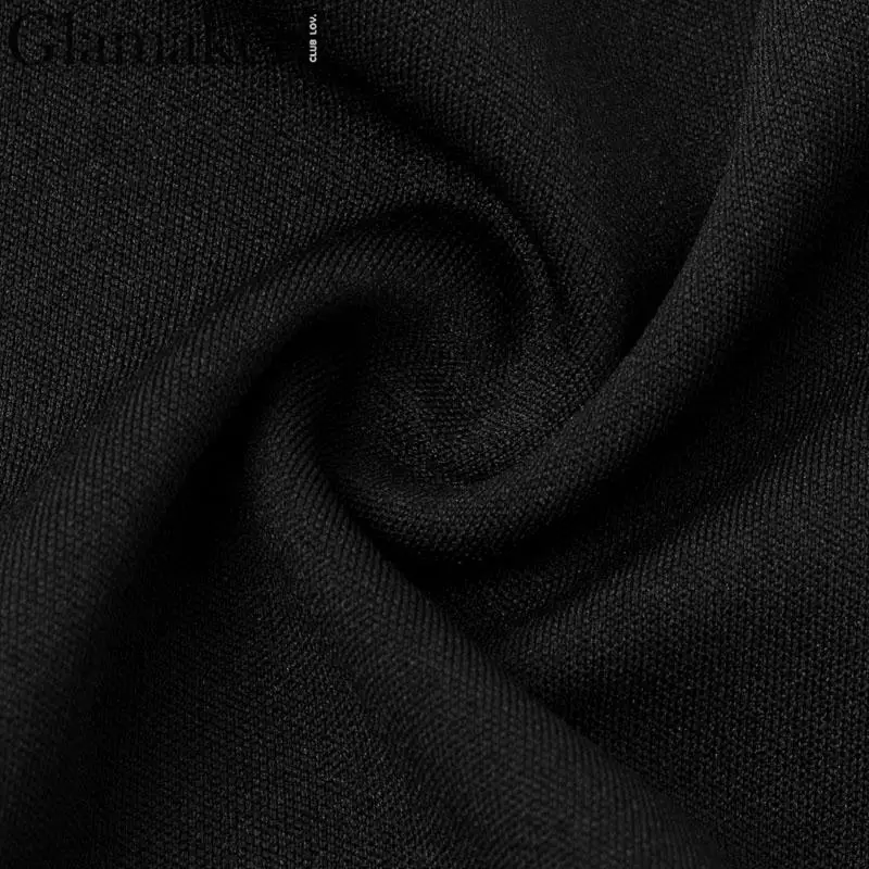 Glamaker, трикотажное облегающее платье с открытыми плечами и цветными блоками, женское элегантное платье с длинным рукавом, женские вечерние платья на осень и зиму, сексуальное платье
