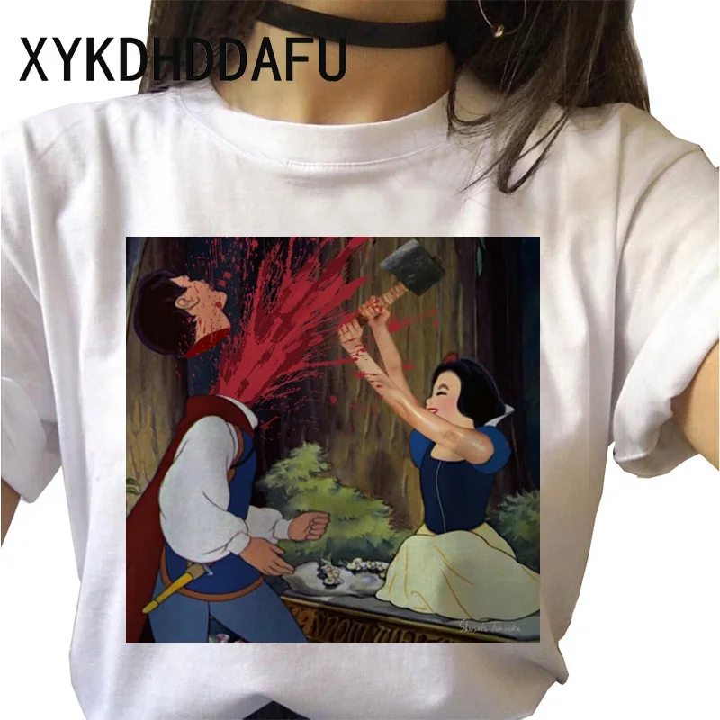 Vogue Princess T Shirt Women 90s Harajuku Funny Cute Tshirt Cartonn Ulzzang Vintage T-shirt Female Fashion Top Tees Clothes