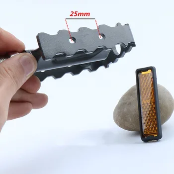 

10 Pieces Cycling Pedal Reflector Riding Warning Reflective Light