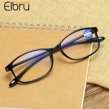 

Elbru Anti Blue Reading Glasses Stylish Comfortable For Men And Women With HD Resin TR90 Lens Presbyopic Glasses+1.0 to +3.5