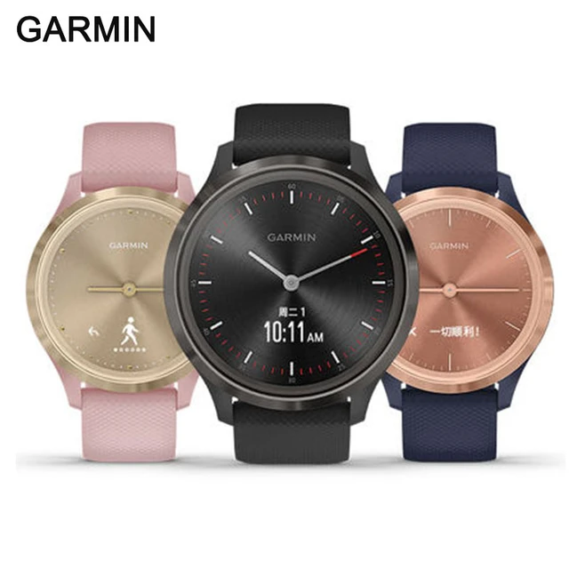 Begge forvisning Fremme Garmin move 3, Hybrid Smartwatch with Real Watch Hands and Hidden  Touchscreen Display heart rate monitor lady smart watch women _ -  AliExpress Mobile