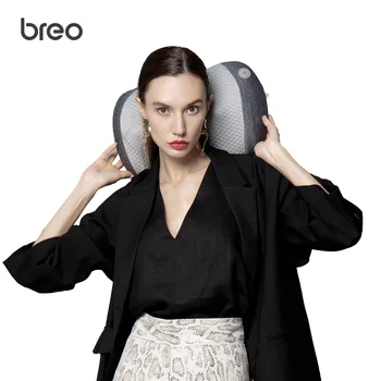 

breo Shiatsu Massage Pillow Back Neck Massager Kneading Massage Pillow with Heat for Cervical Shoulder Waist