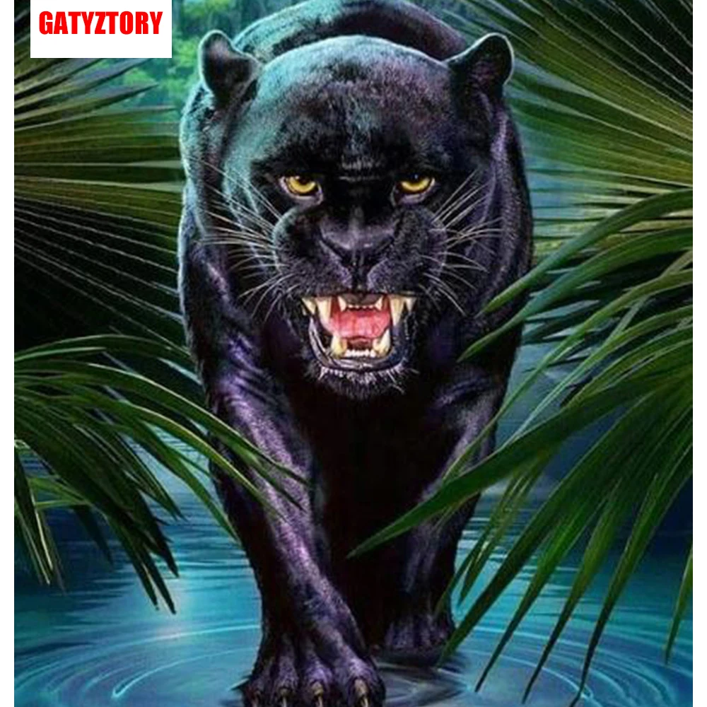 GATYZTORY 3D Алмазная живопись полный квадратный холст домашний декор DIY мозаика из