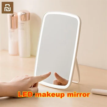

Original youpin Intelligent LED portable makeup mirror desktop LED light portable folding mirror dormitory desktop