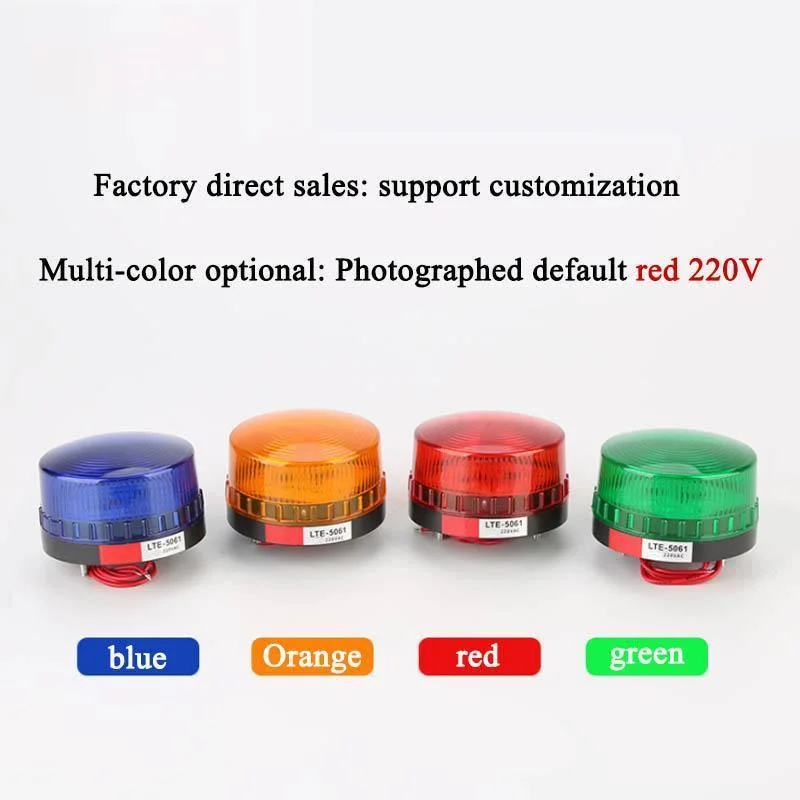 Waterproof Round LED Strobe Warning Light Alarm Flash Signal Lightbar Girophare Led | Безопасность и защита