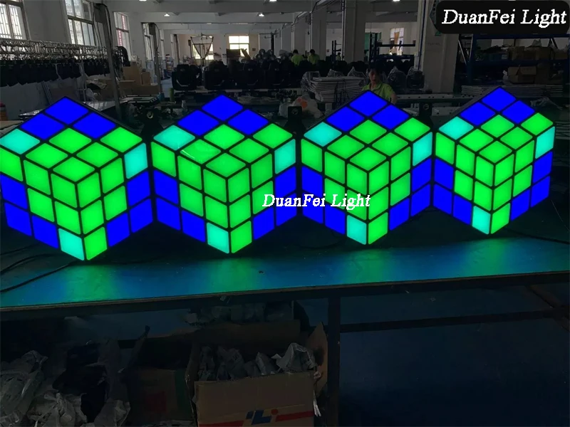 3D Magic cube wall light-9