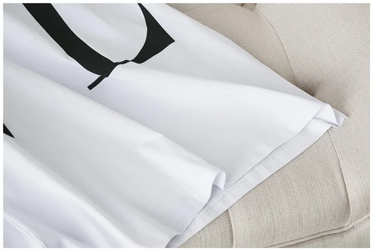 Summer fashion casual letter women T-shirt new large size loose short-sleeved round neck women T-shirt BF54