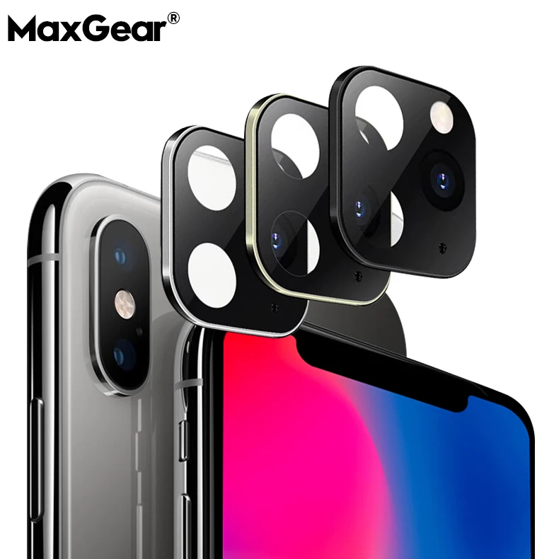 Модифицированный объектив камеры Сменный Чехол для iPhone X XS MAX на поддельный 11 Pro Max