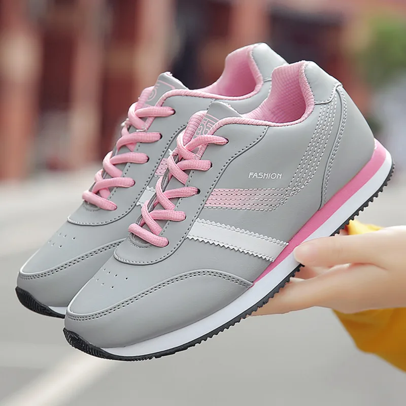 Frauen Tennis Schuhe Outdoor Jogging Turnschuhe Lace Up Sportschuhe